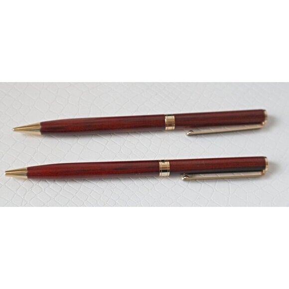 Vintage Cadence Mechanical Pencil & Pen Set Monogrammed Box Paolo - Picture 4 of 6